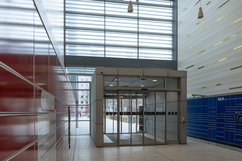Árkád bevásárlóközpont automatikus tolóajtók
